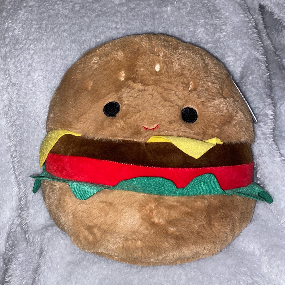 “Carl” Hamburger Fuzzamallow Squishmallow